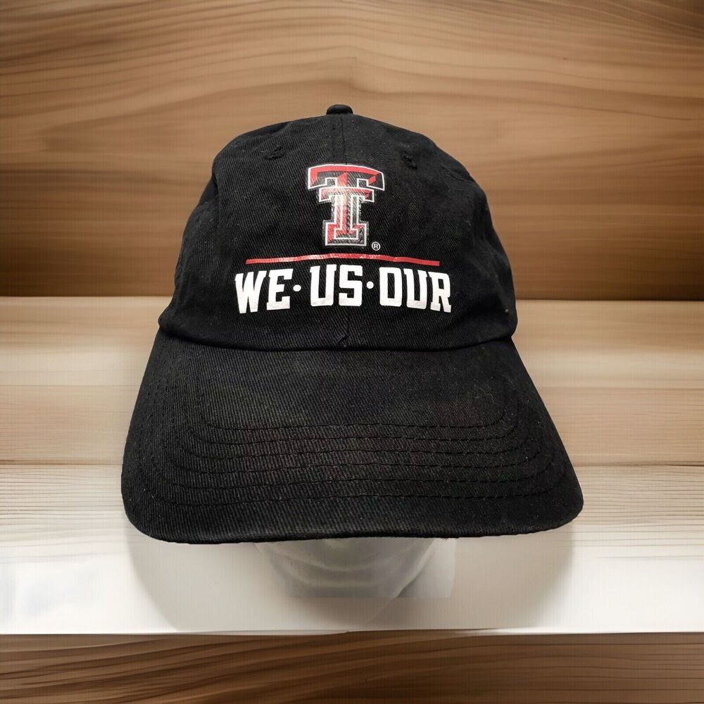 Texas Tech Red Raiders "WE·US·OUR" Richardson R65 Black Adjustable Hat Cap